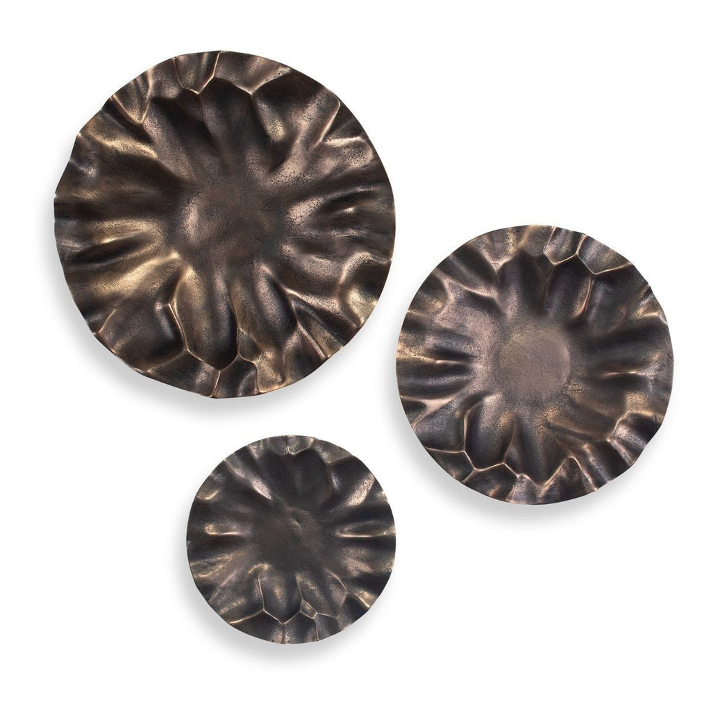 Bronze Wall Art Set of 3