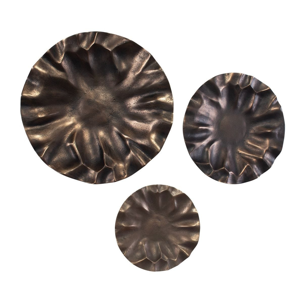 Bronze Wall Art Set of 3