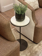 Bespoke Bronze Quartz Side Table