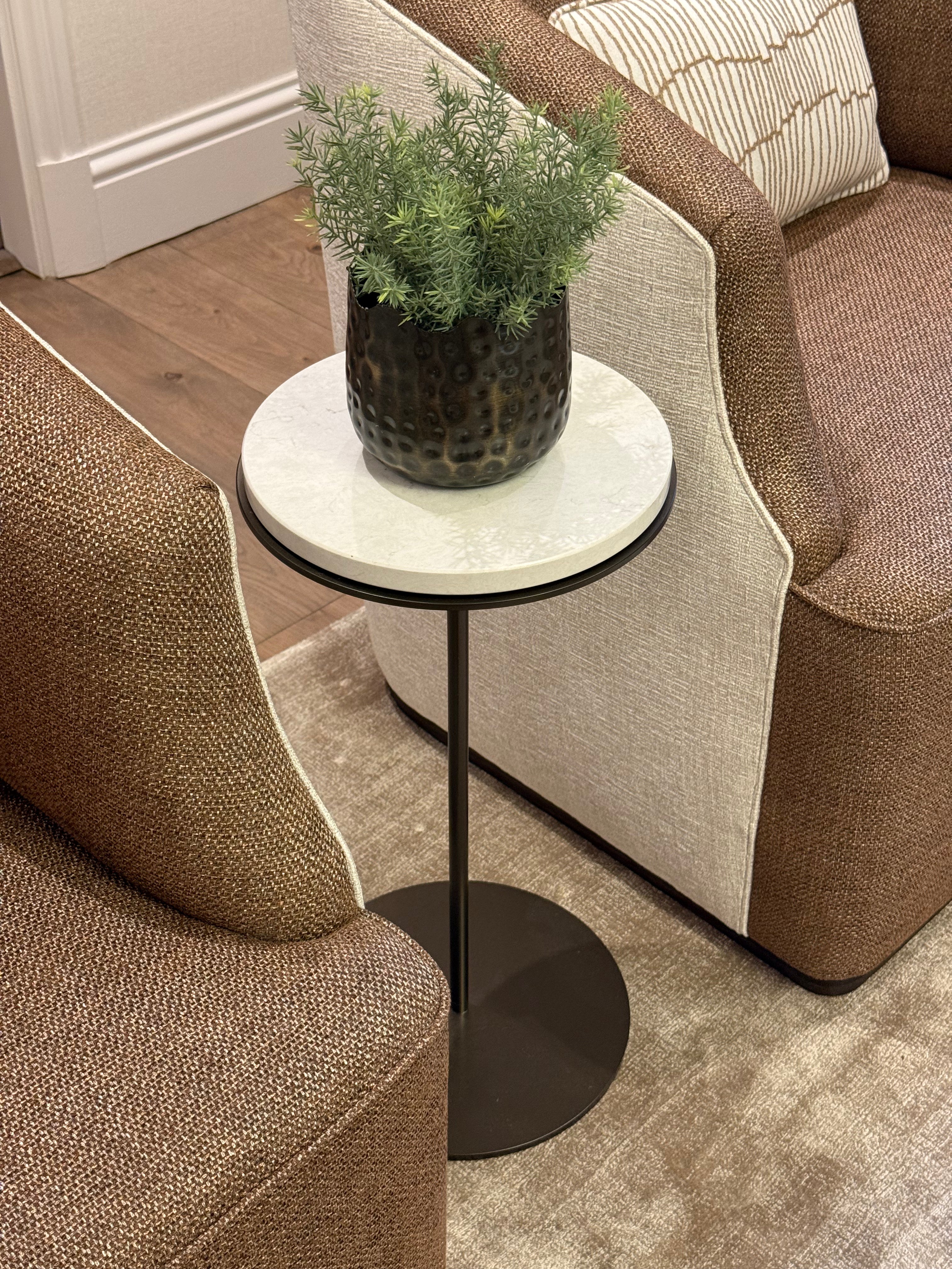 Bespoke Bronze Quartz Side Table