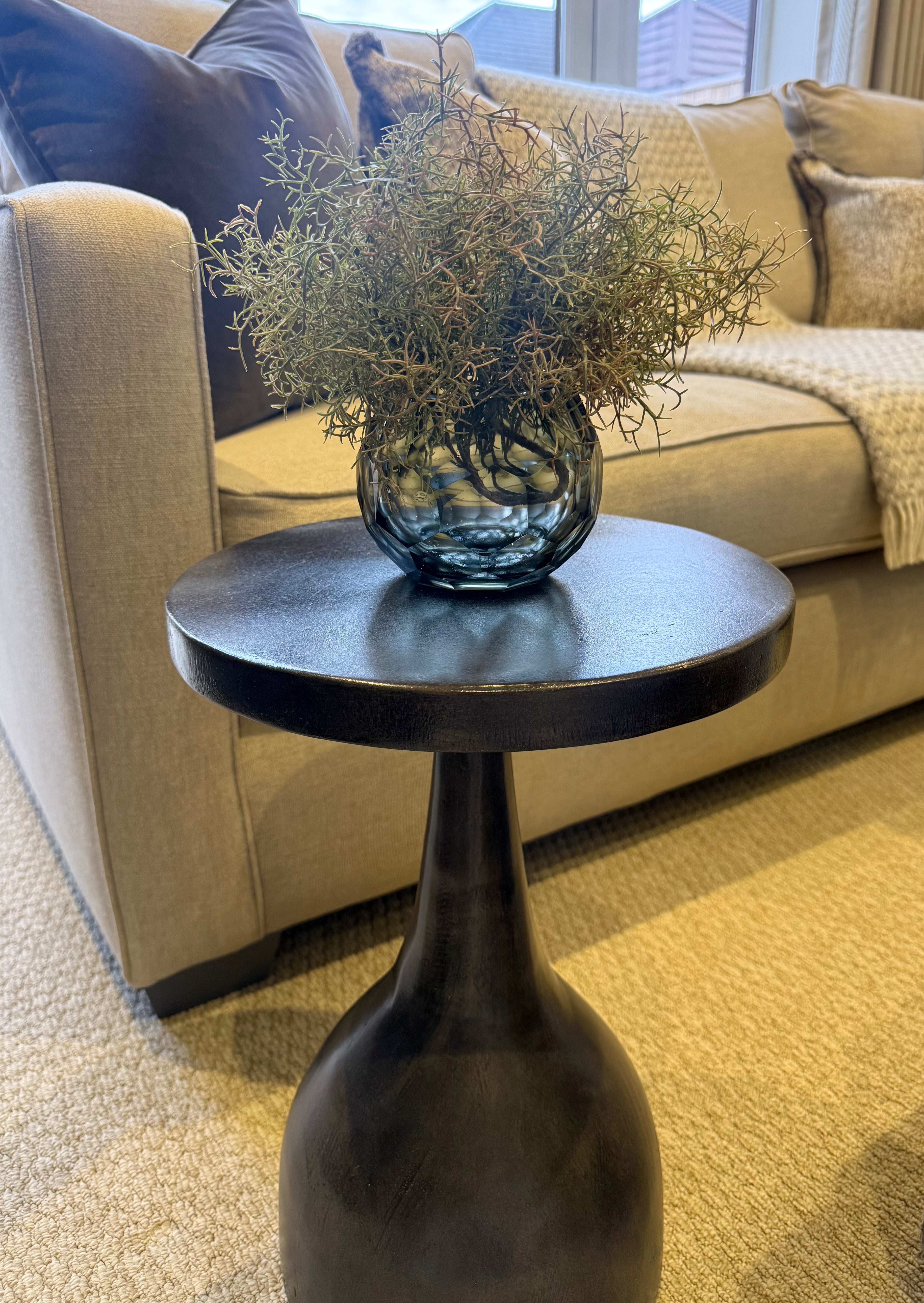 Charcoal Smoked Vase
