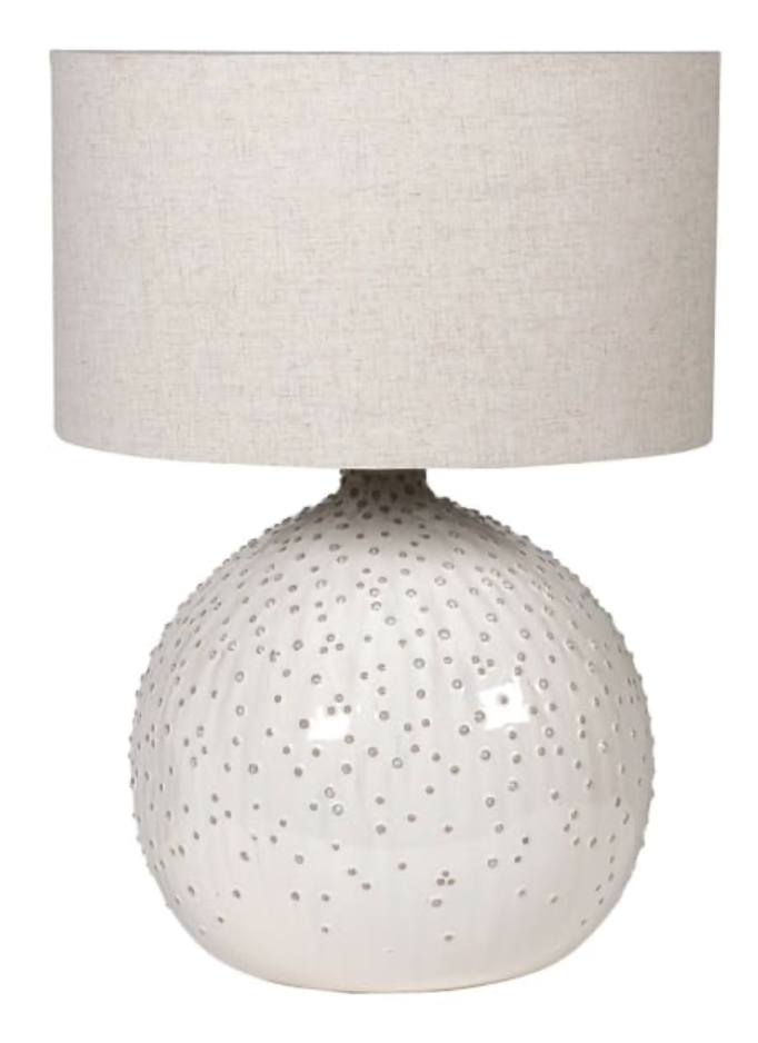 Ceramic Table Lamp with Linen Shade