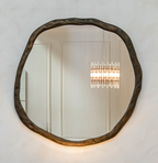 Textured Bronze Mirror