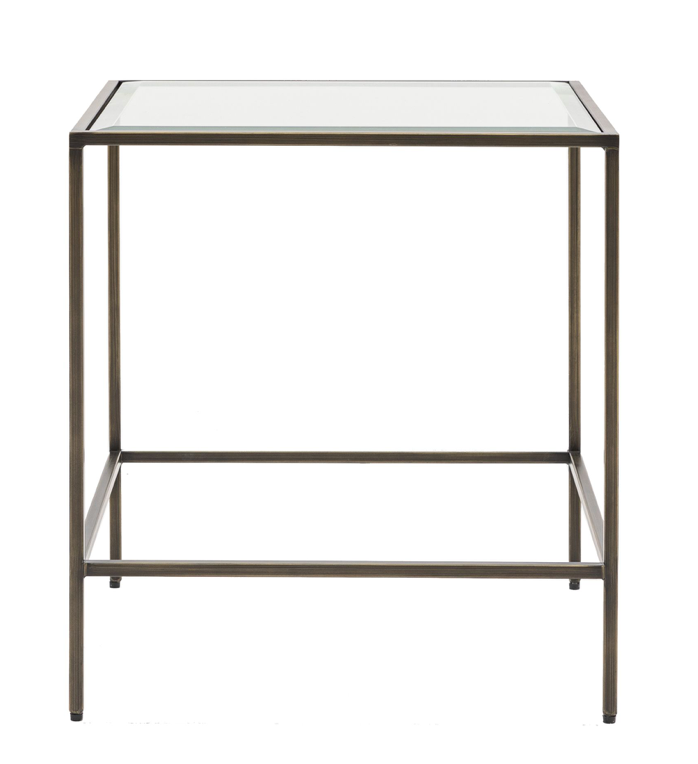 Bronze Square Side Table