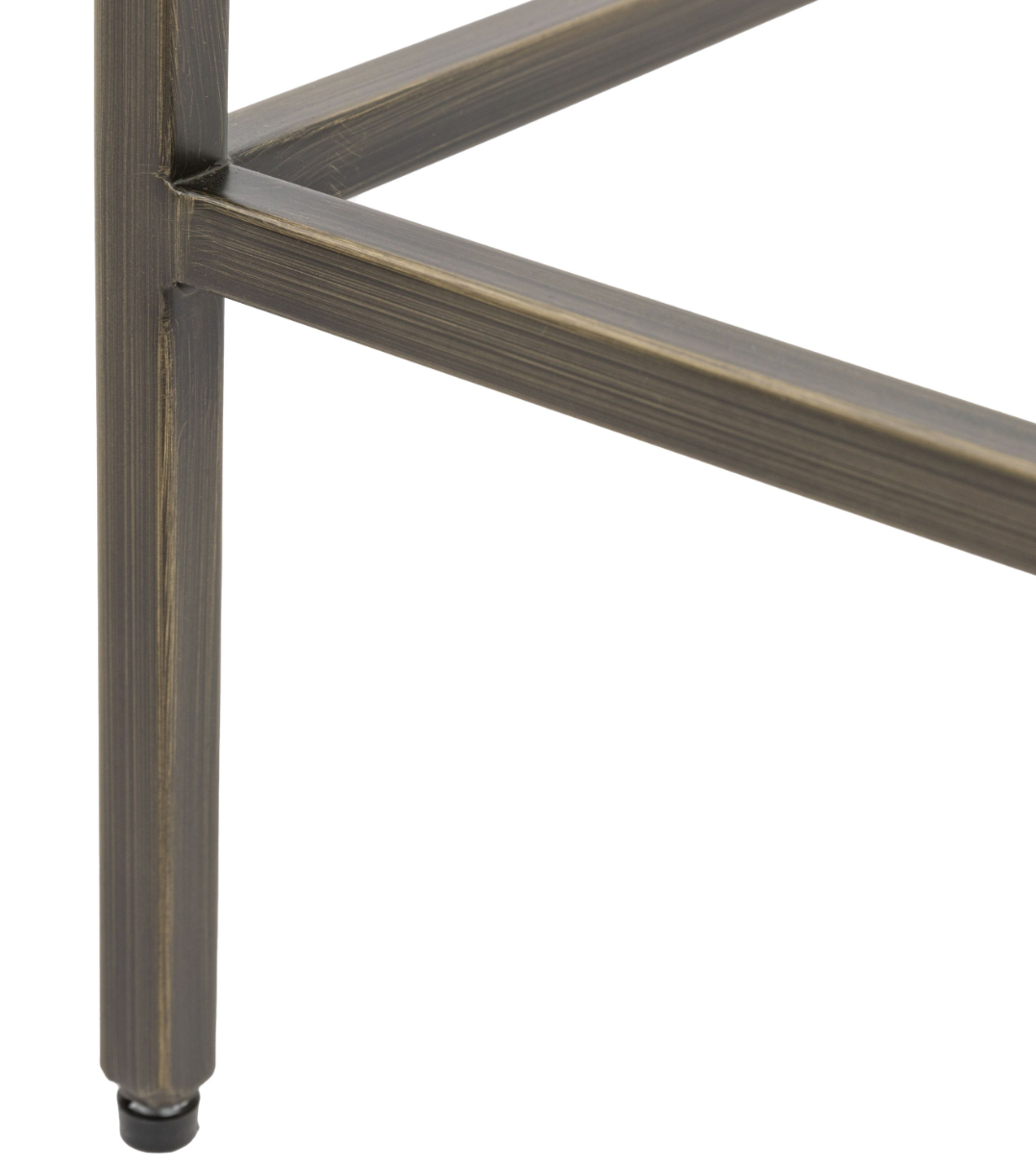 Bronze Square Side Table