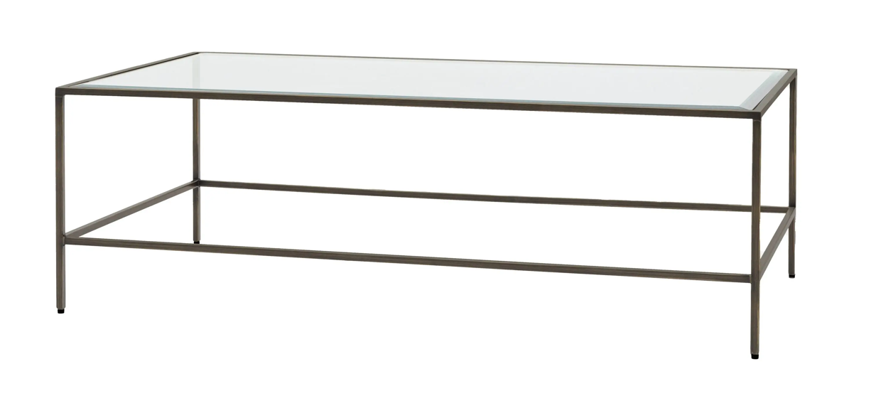 Bronze Rectangular Coffee Table