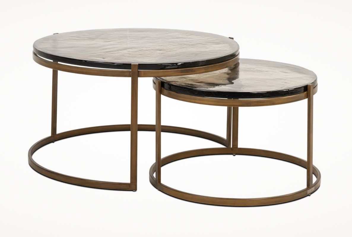 Brushed Gold Coffee Table