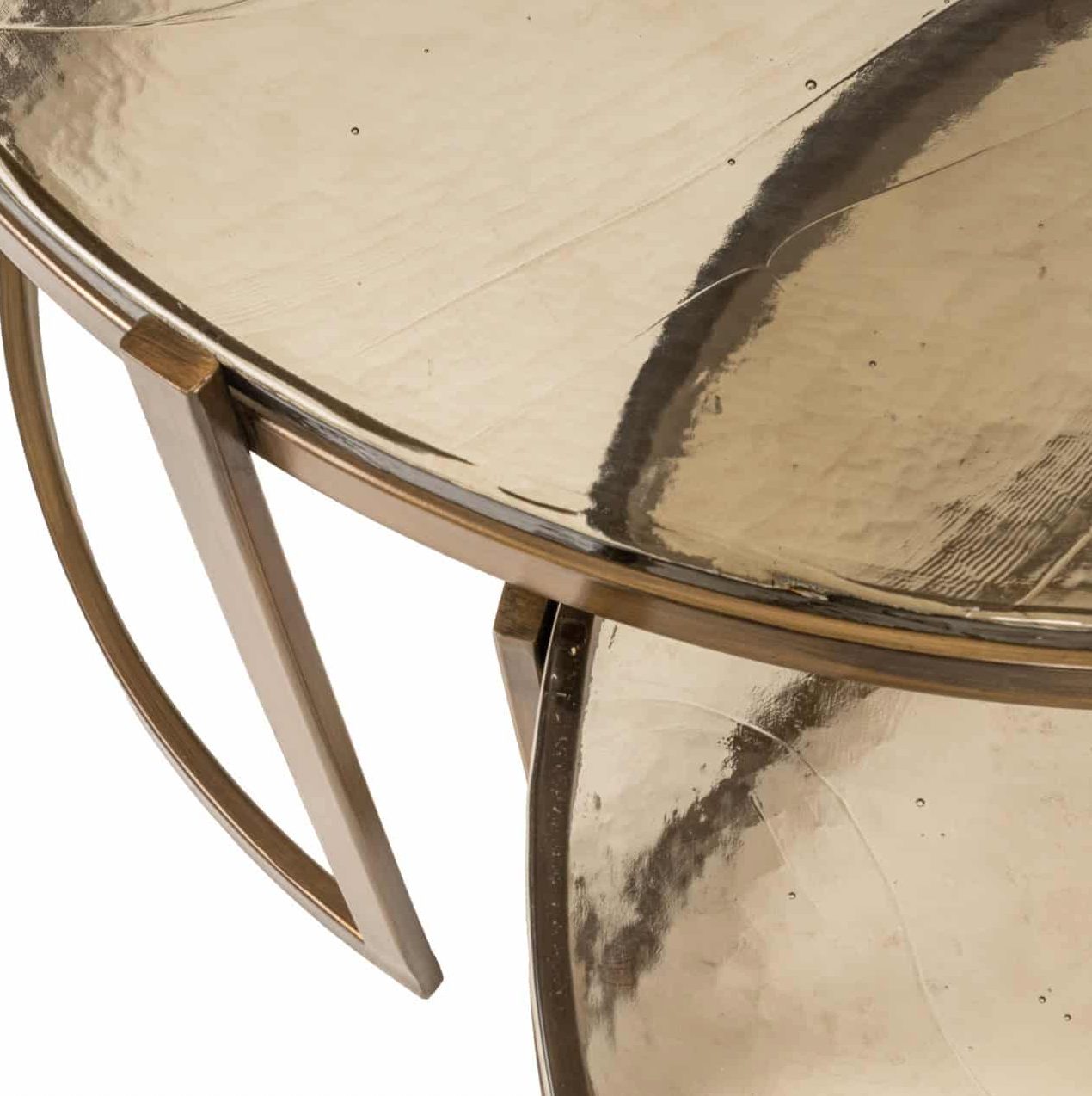 Brushed Gold Coffee Table