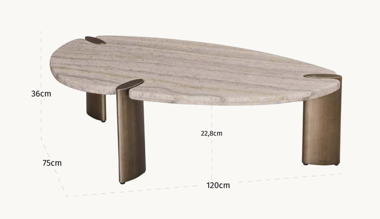 Travertine Coffee Table