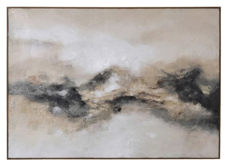 Abstract Framed Canvas
