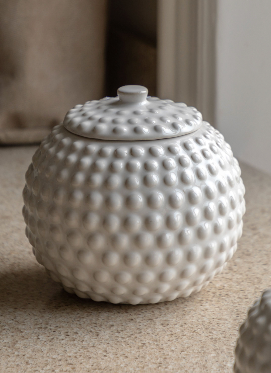 Beaded Large Jar