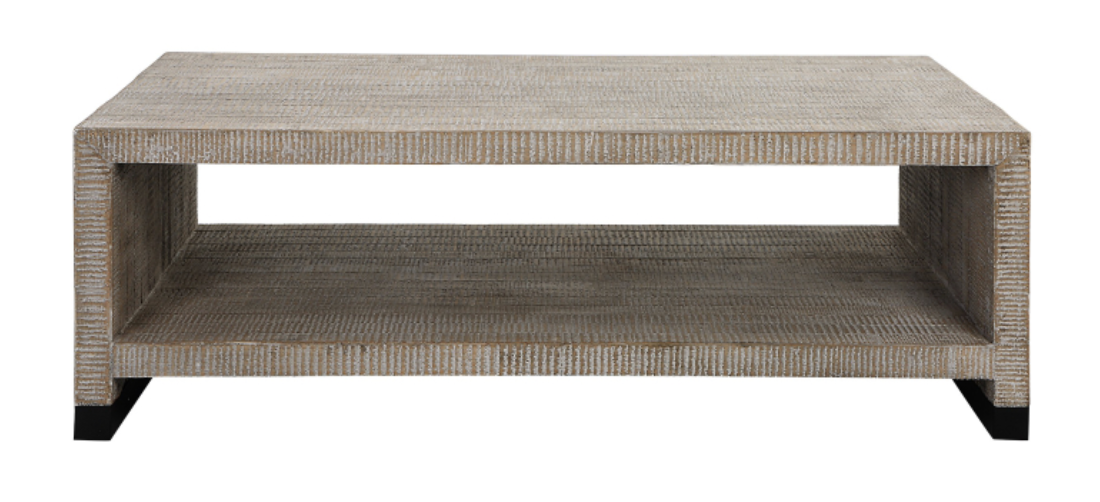 White Washed Coffee Table