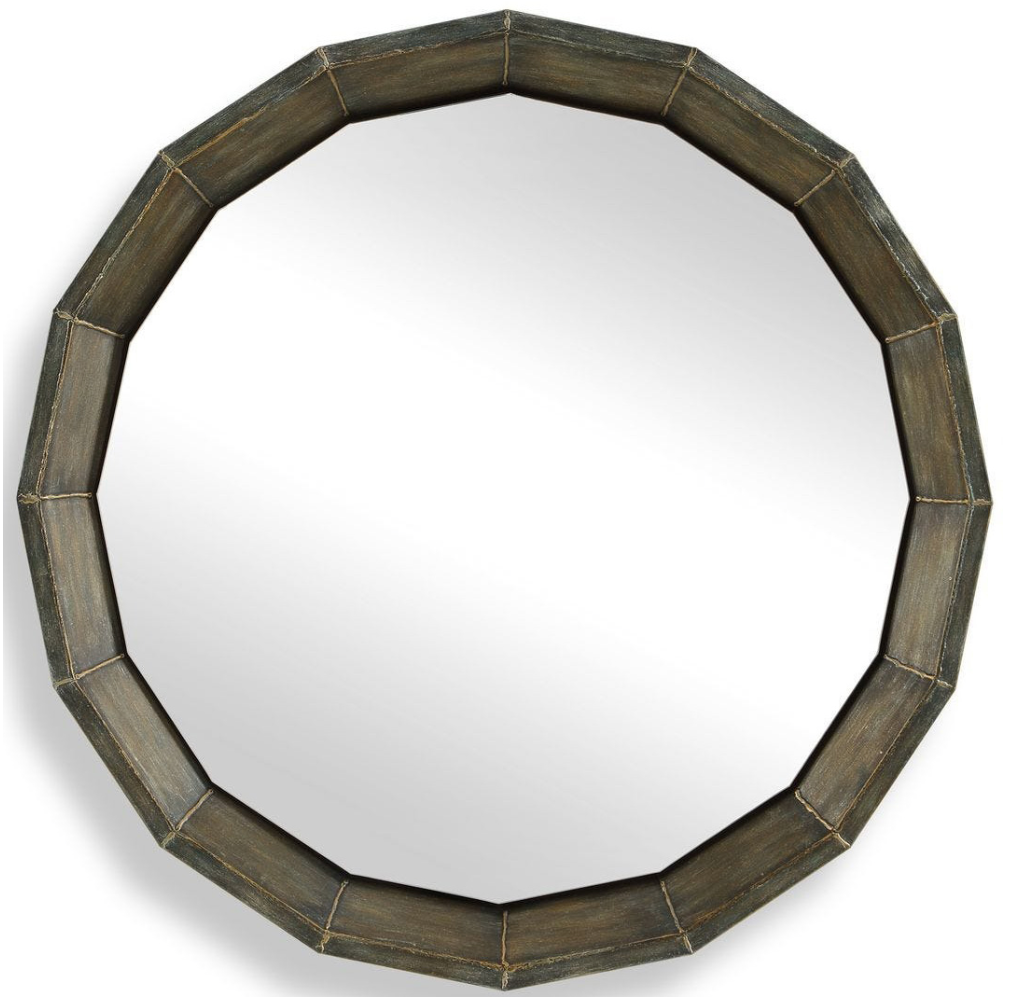 Rubbed Bronze Mirror