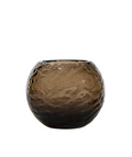 Bronze Brown Glass Tealight