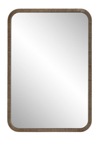 Antique Textured Curved Mirror