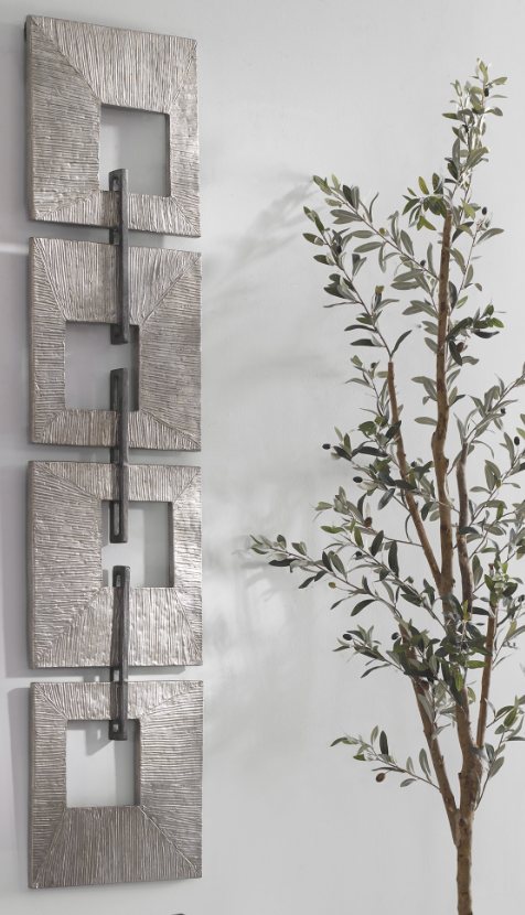 Champagne Metal Wall Art