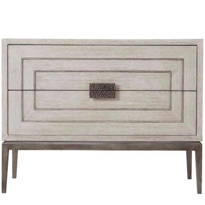 Grey Oak Bedside Table