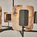 Bronze 8 Light Chandelier