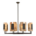 Bronze 8 Light Chandelier