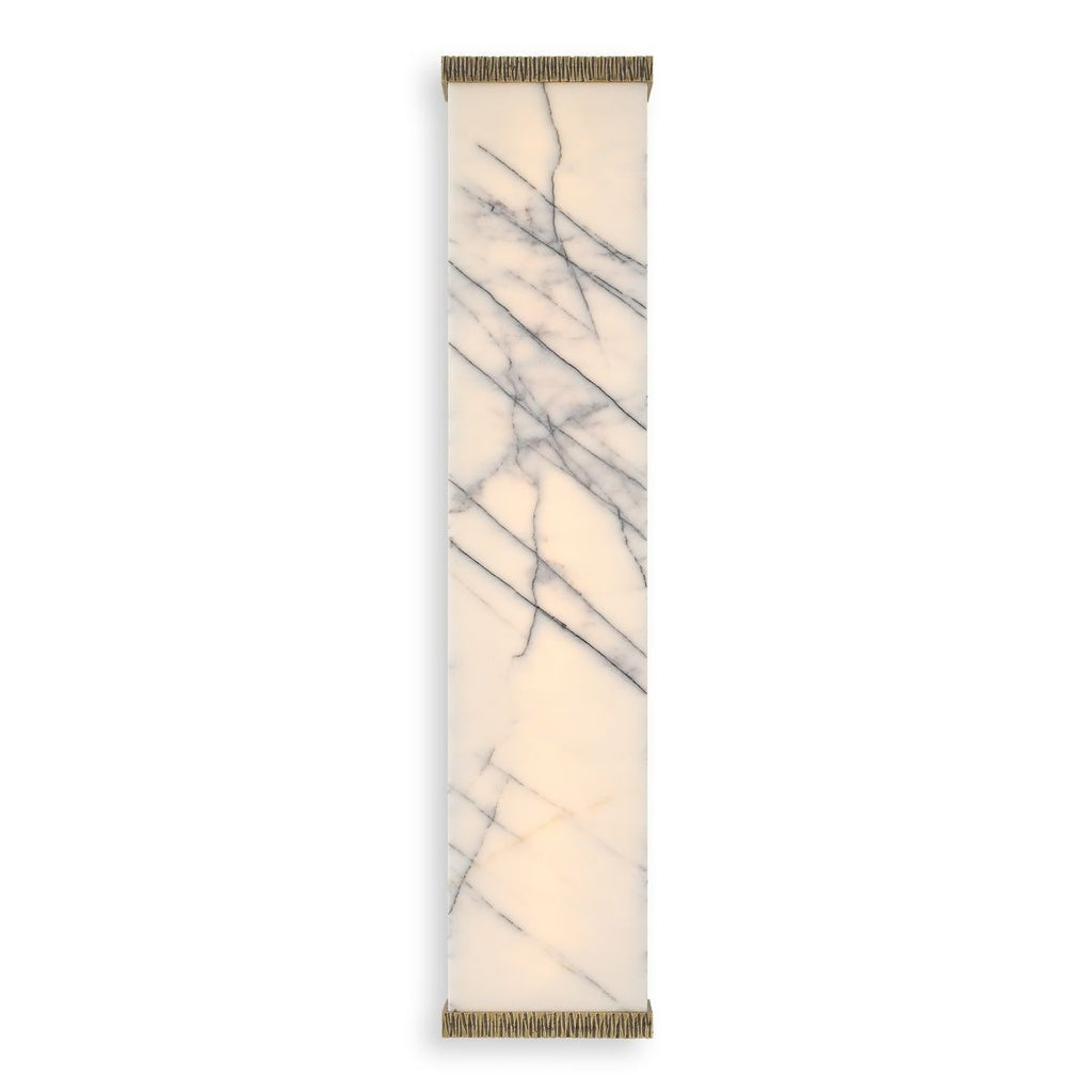 Brass & Marble Wall Light