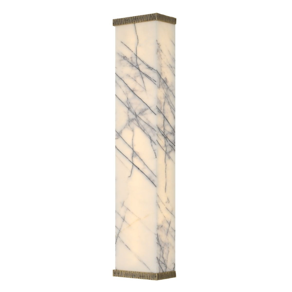 Brass & Marble Wall Light