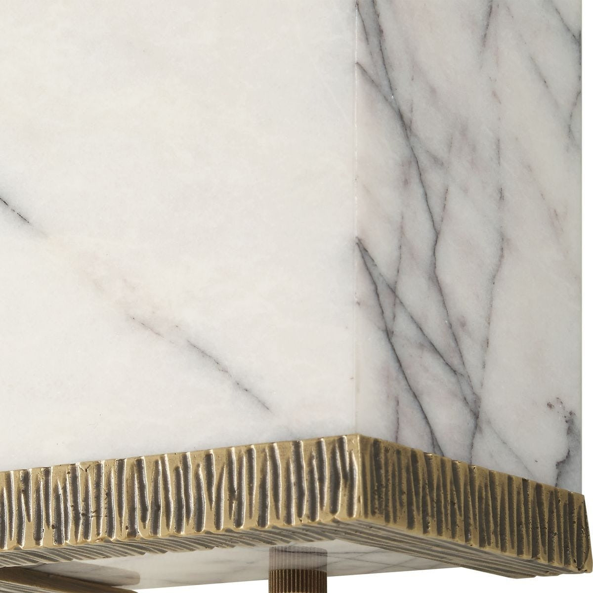 Brass & Marble Wall Light
