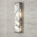 Brass & Marble Wall Light
