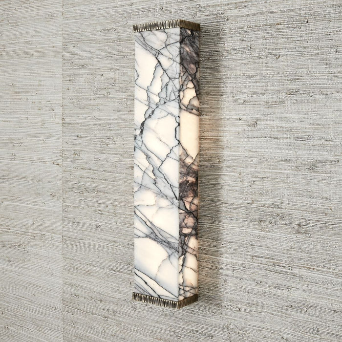 Brass & Marble Wall Light